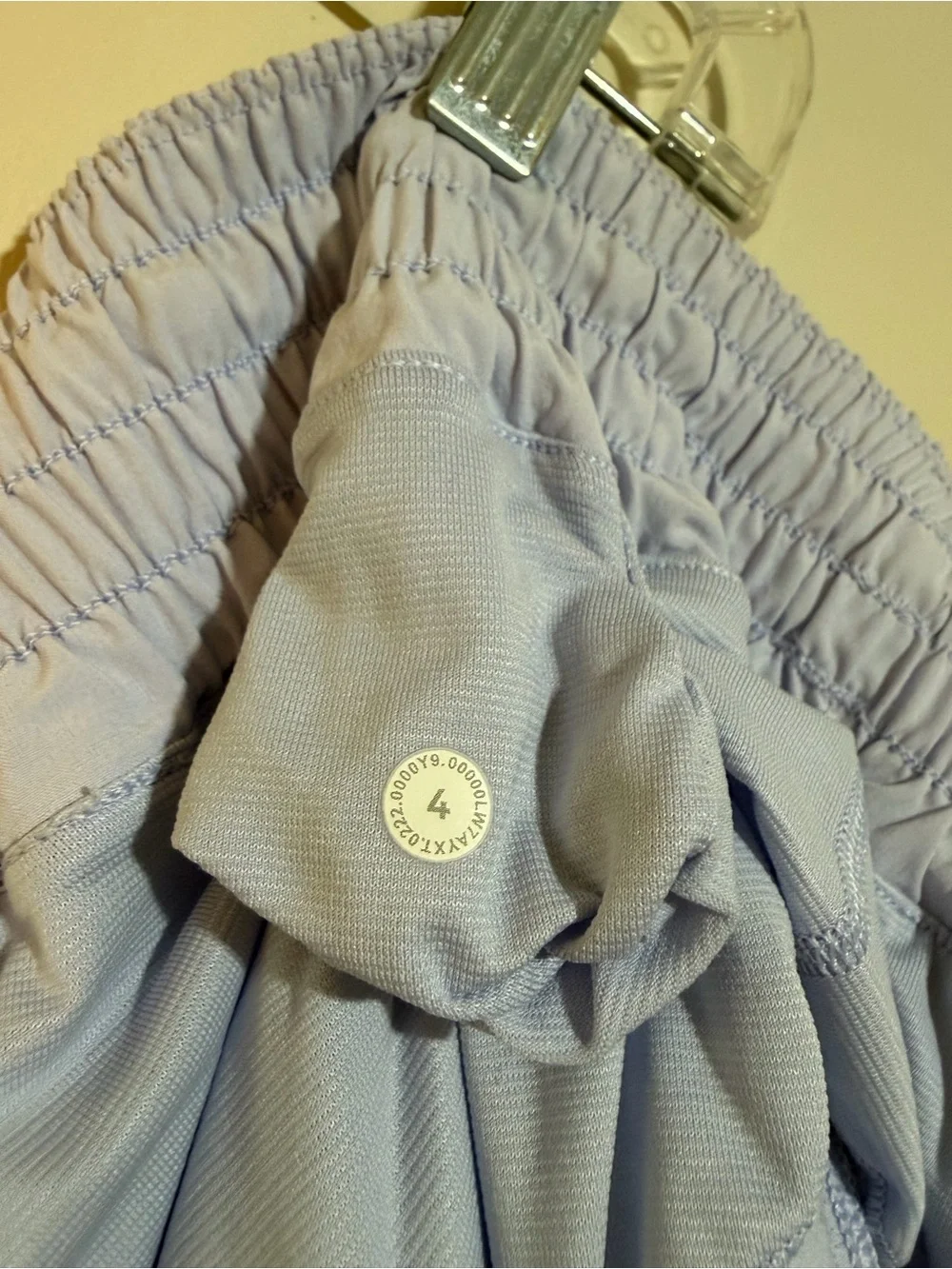 Lululemon hotty hot shorts- periwinkle/ light lavender! - Picture 3 of 3